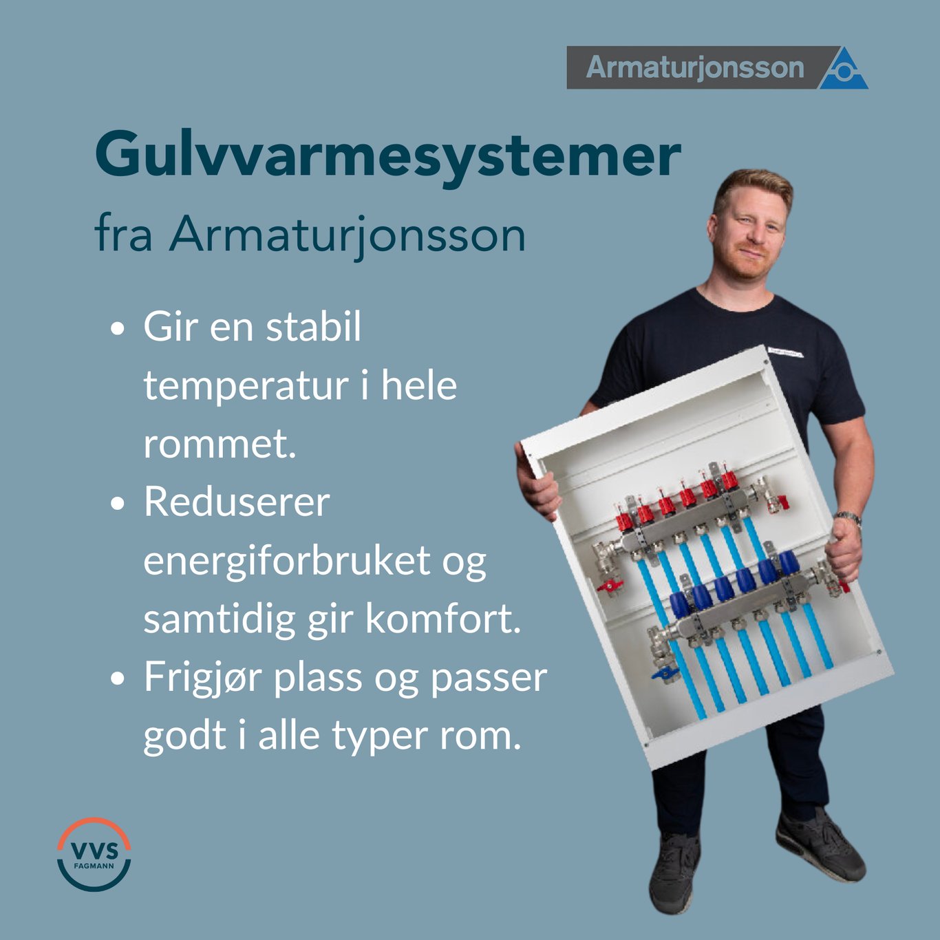 armaturjonsson gulvvarme