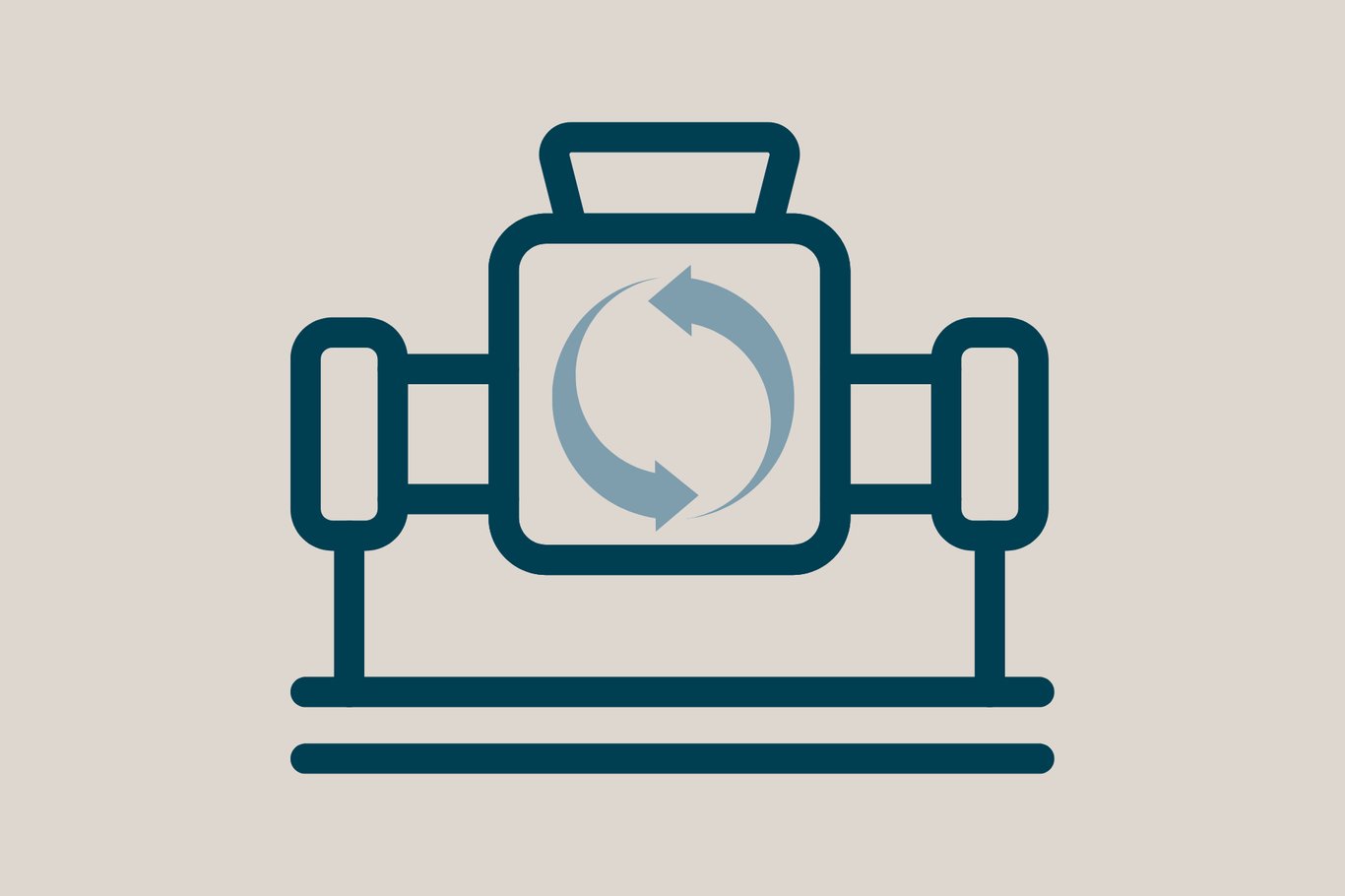 varempumpesirkulasjon ikon