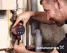 grundfos sirkulasjonspumpe