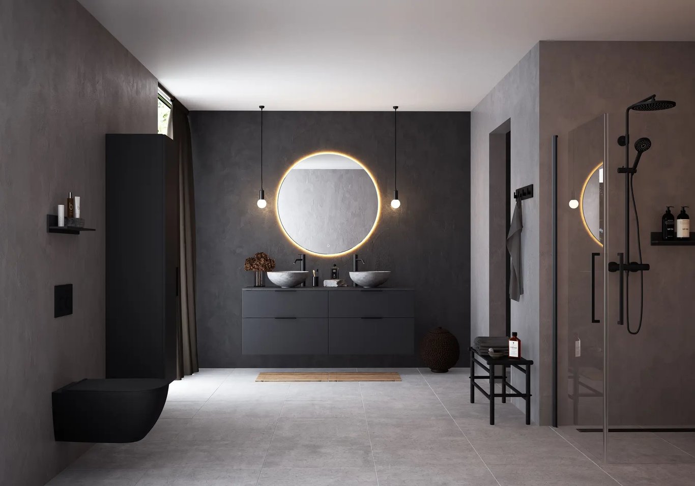 Korsbakken svart bad