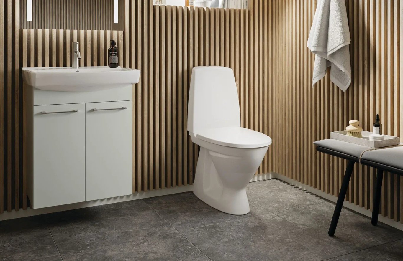 Gulvstående toalett
