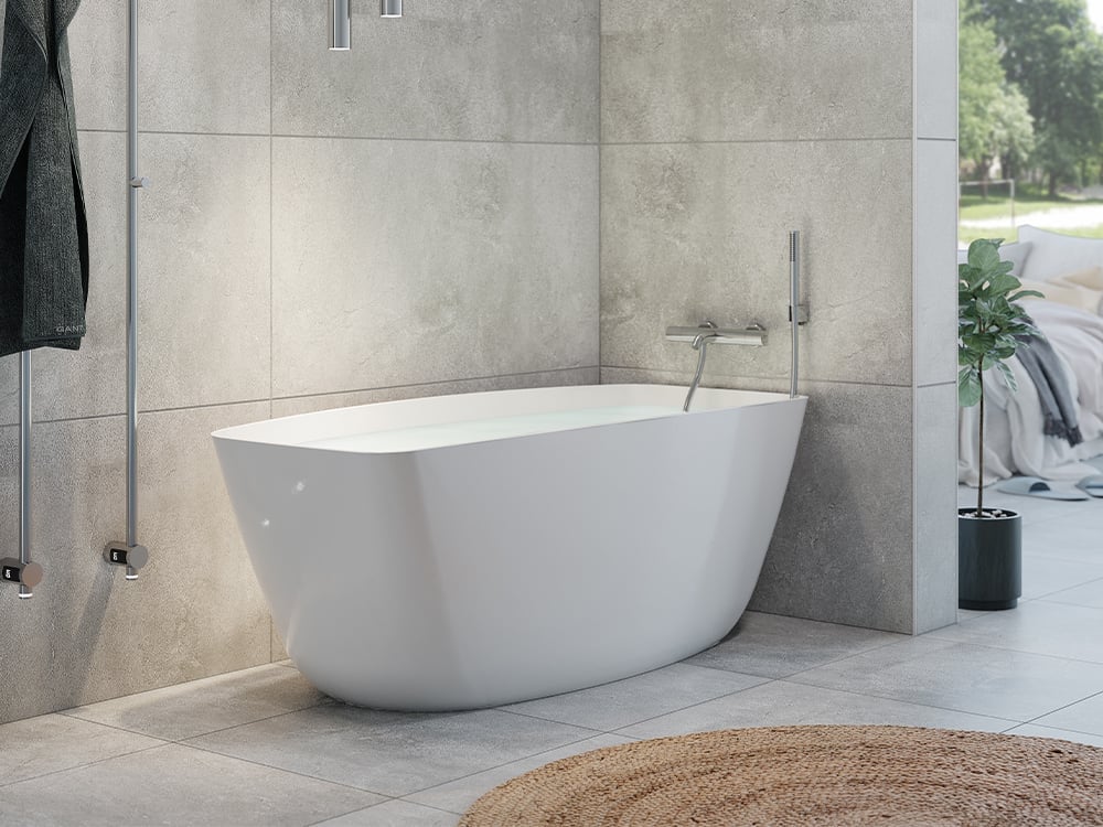 Badekar med design - Macro Design Pure