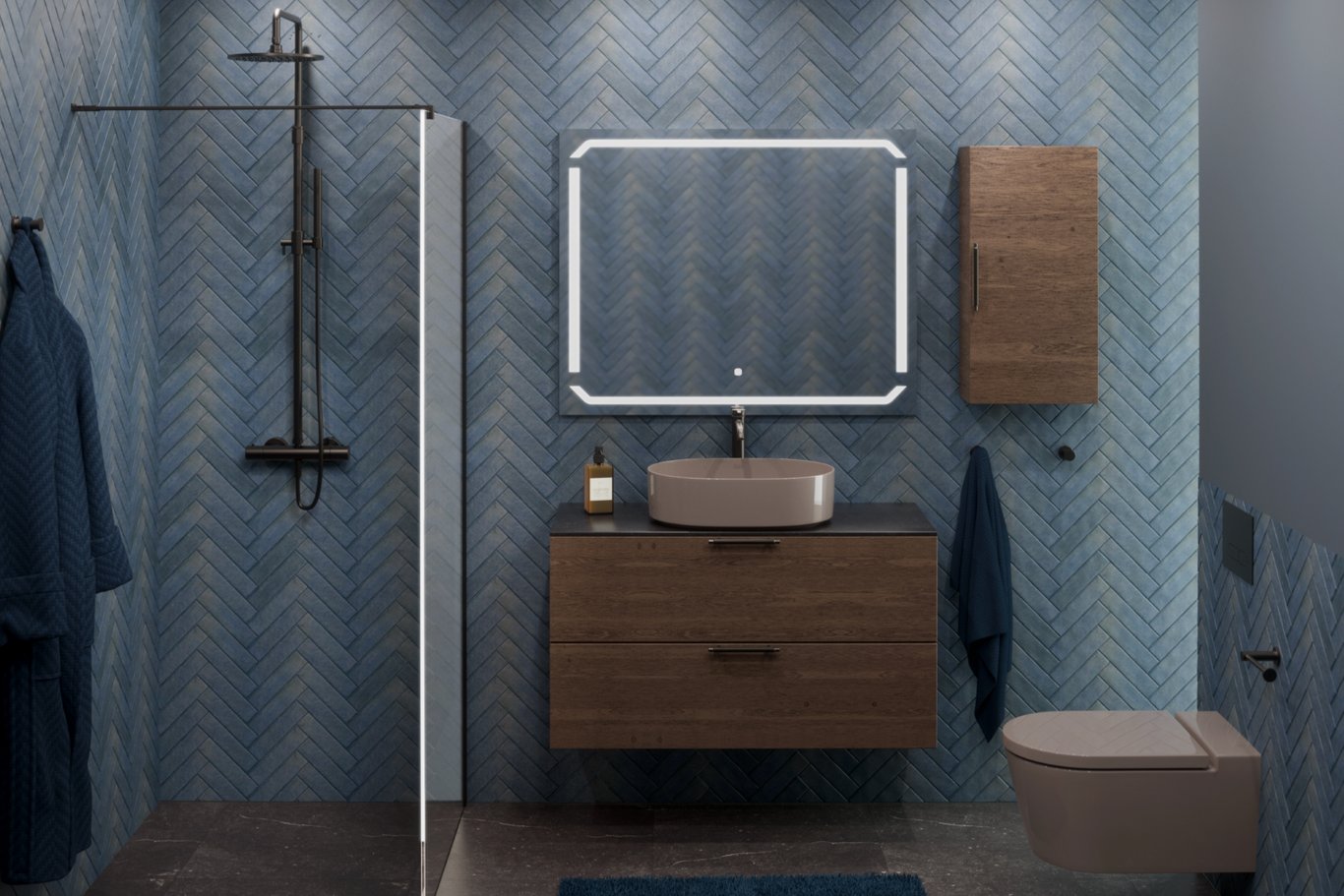 Nea møbler i valnøtt