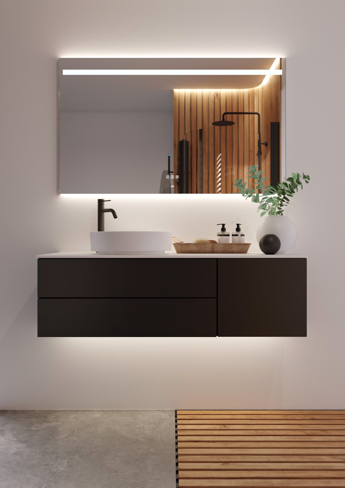 Speil på bad - INR Gotland air