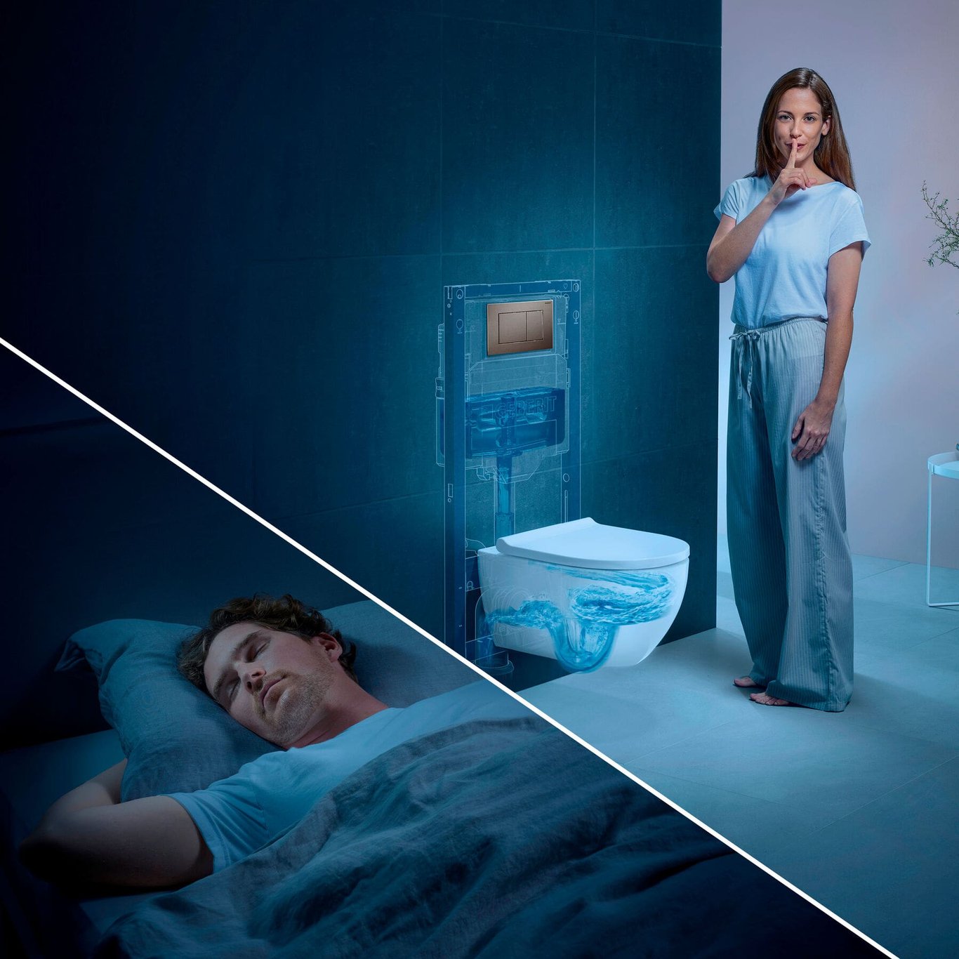 Geberit Quiet Flush system