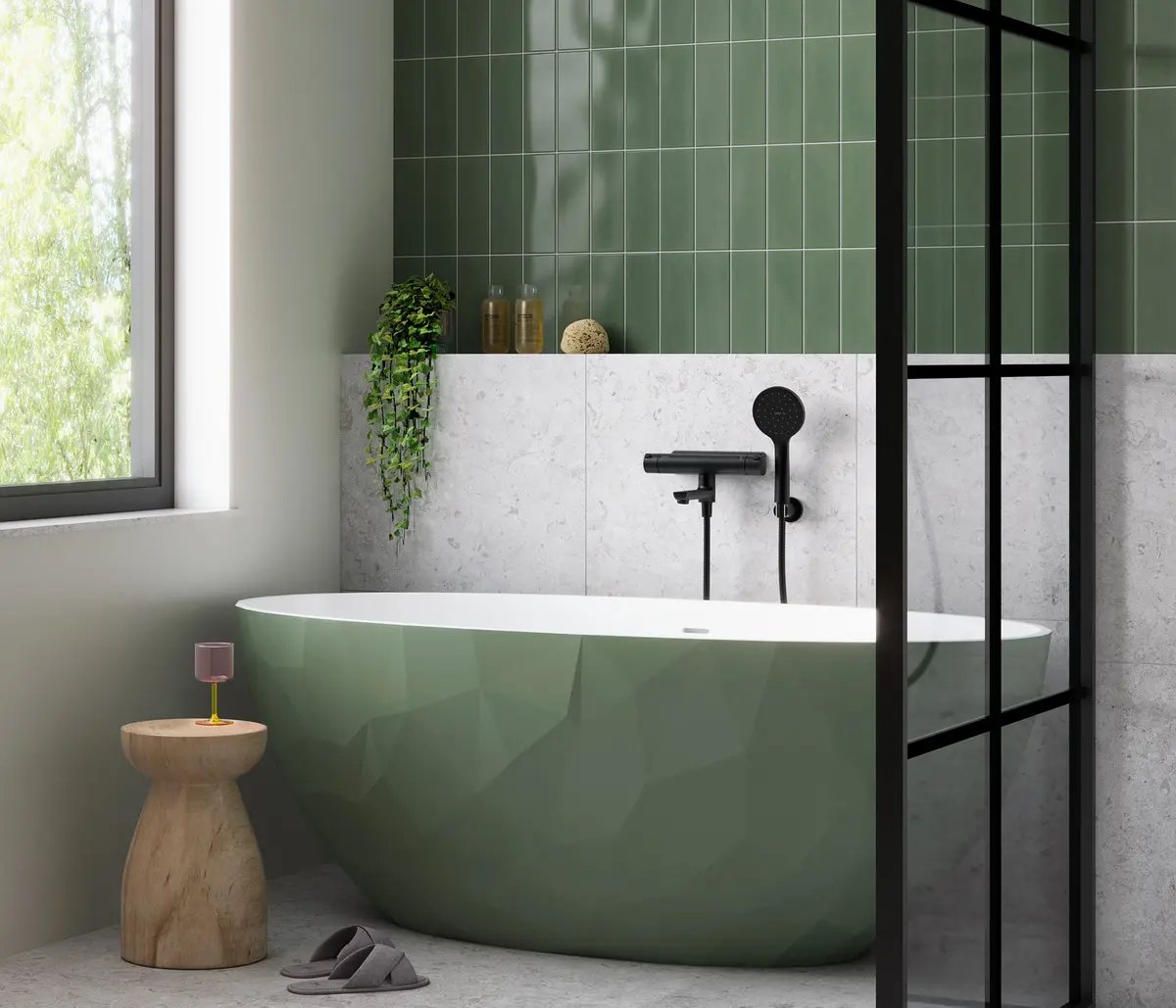 Mora Lynx badekar i ncs-farge